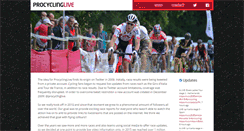 Desktop Screenshot of procyclinglive.com